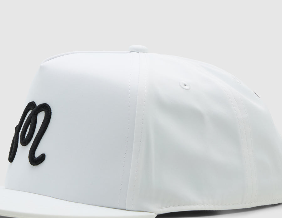 Malbon M Snapback / White