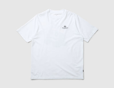 Malbon Bermuda Monarch T-shirt / White