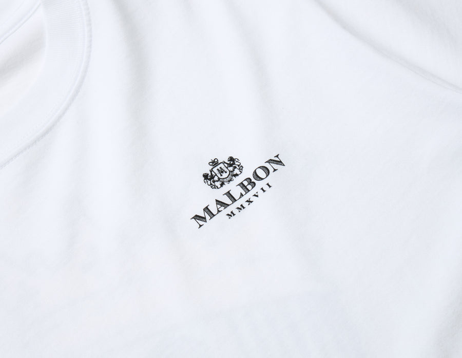 Malbon Bermuda Monarch T-shirt / White