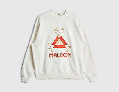 Malbon Trinity Crewneck / Cream