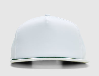 Malbon Poly Rope 5-Panel Hat / White