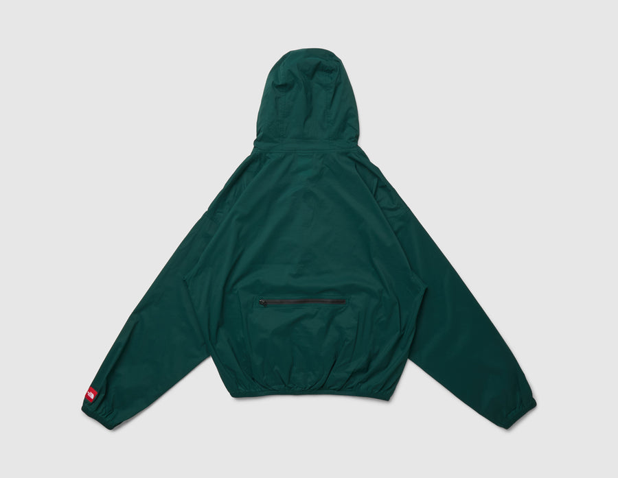 The North Face Red Box Packable Hooded Wind Jacket / Hunter Green