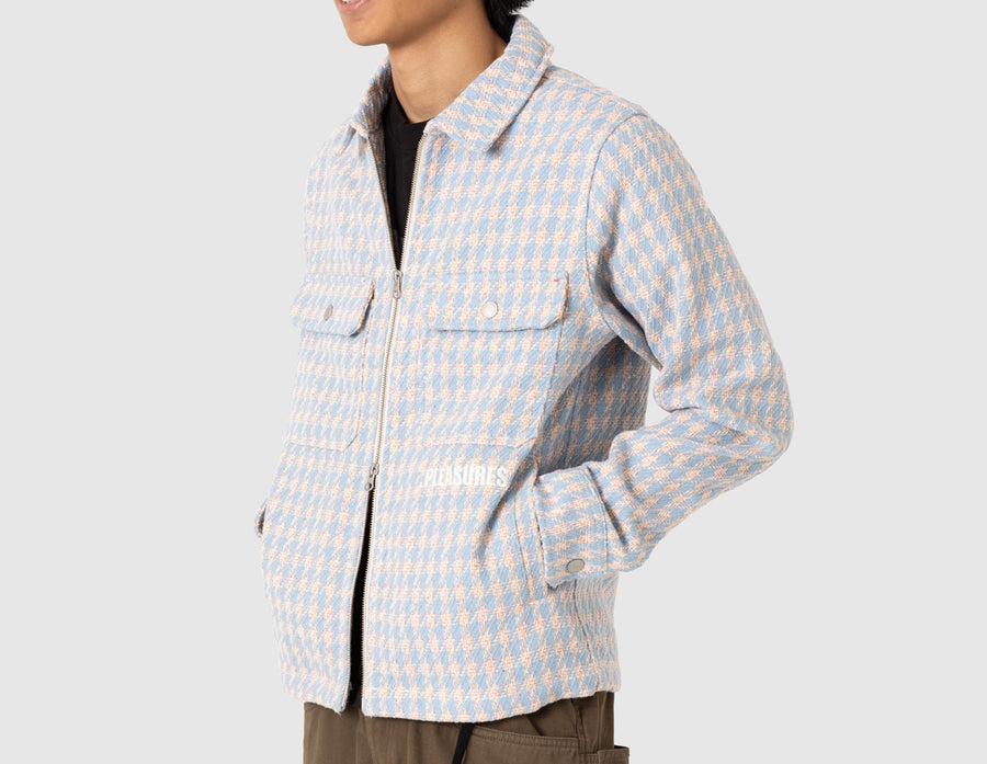 Pleasures Folklore Plaid Work Jacket / Powder Blue