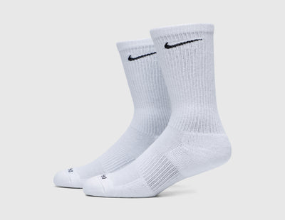 Nike Everyday Plus Cushioned Training Crew Socks (6 Pack) White / Black