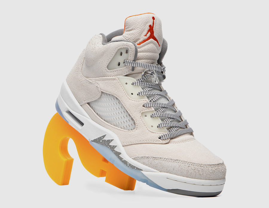 Jordan 5 Retro SE Craft Lt Orewood Brown / Safety Orange - Flat Pewter