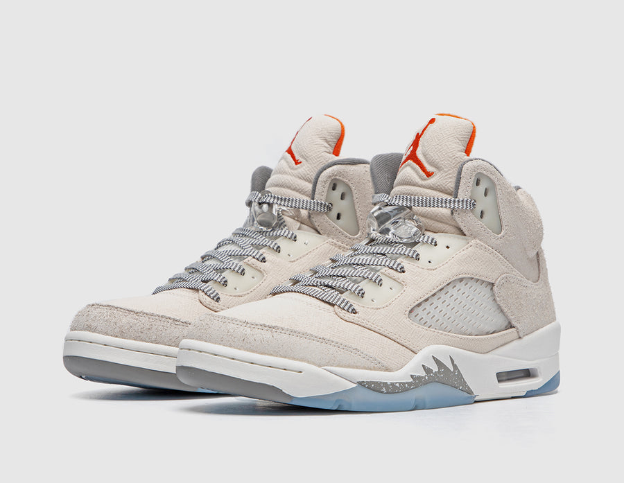 Jordan 5 Retro SE Craft Lt Orewood Brown / Safety Orange - Flat Pewter