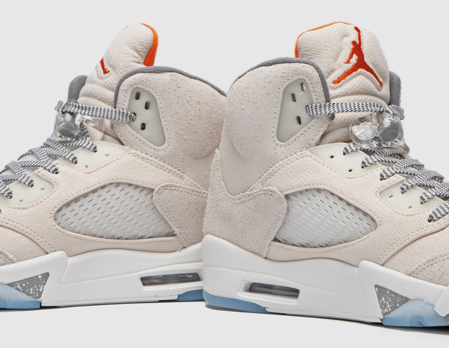 Jordan 5 Retro SE Craft Lt Orewood Brown / Safety Orange - Flat Pewter