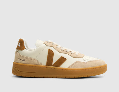 VEJA Women's V-90 Pure Camel / Almond Natural - Sneakers