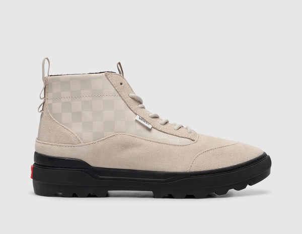 Vans Women s Colfax Boot MTE 1 Checkerboard Black Cream size