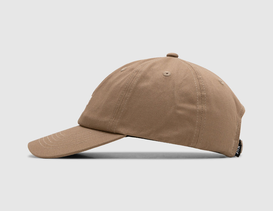 HUF Set OG Curved Visor 6 Panel Hat / Stone