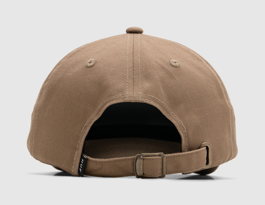 HUF Set OG Curved Visor 6 Panel Hat / Stone