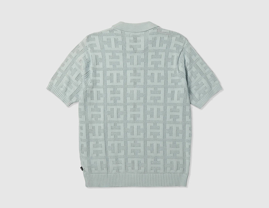 HUF Monogram Zip Sweater Sky