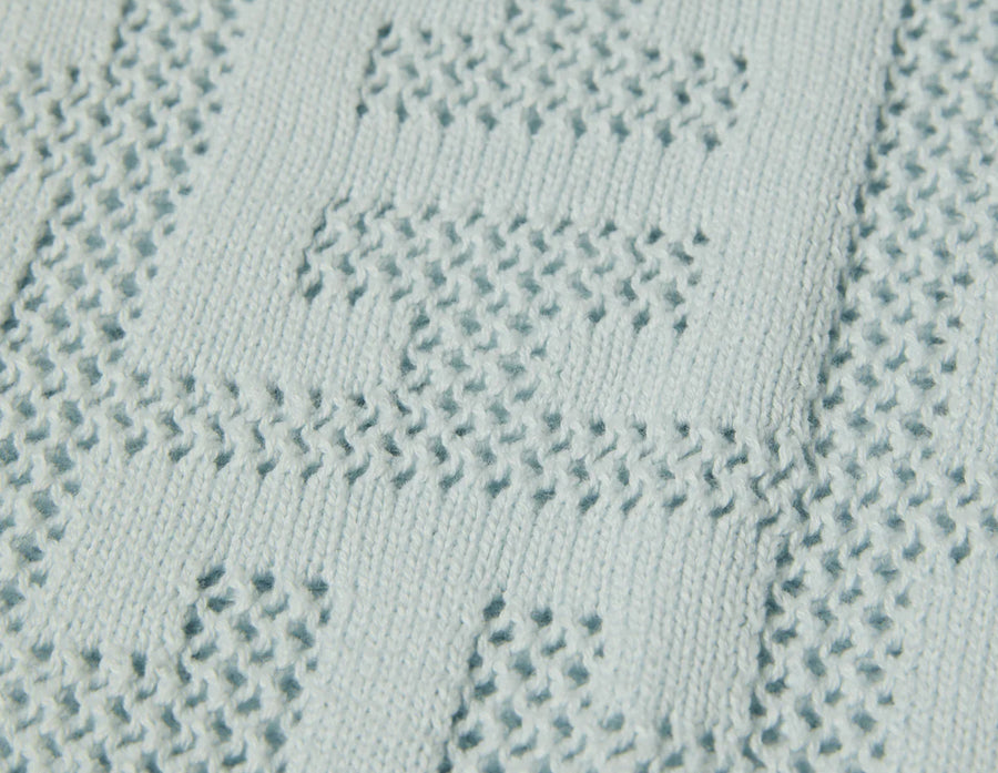 HUF Monogram Zip Sweater Sky
