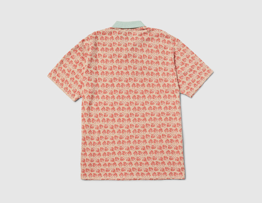 HUF Microdose Knit Polo Red