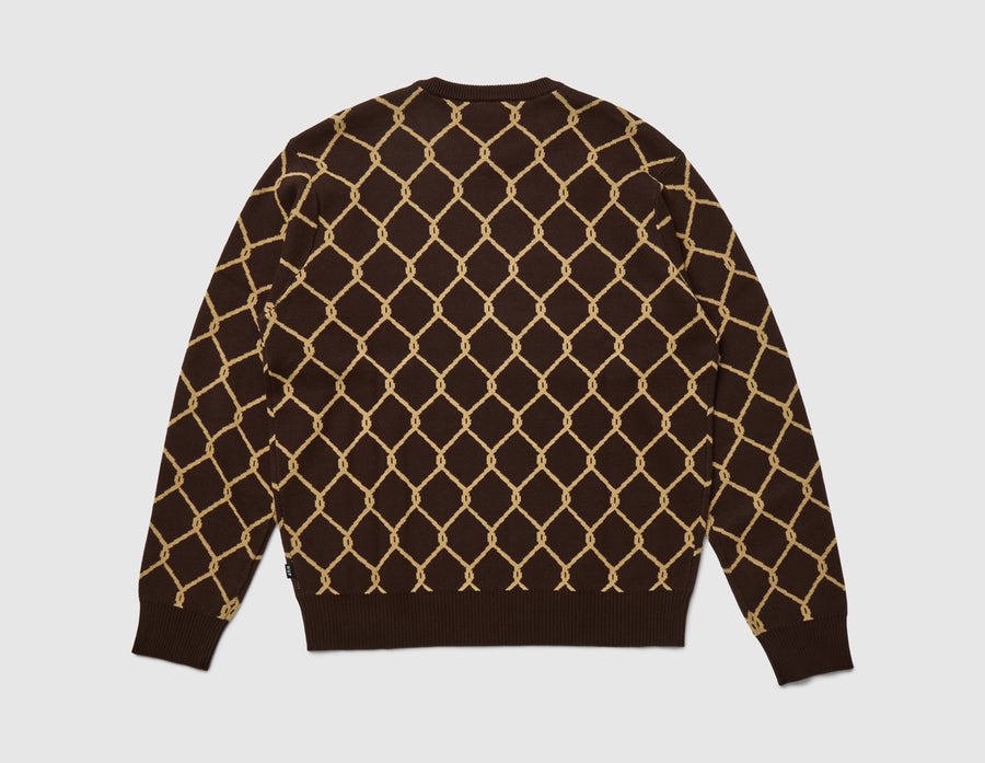 HUF Breakthrough Crewneck Sweater / Bison
