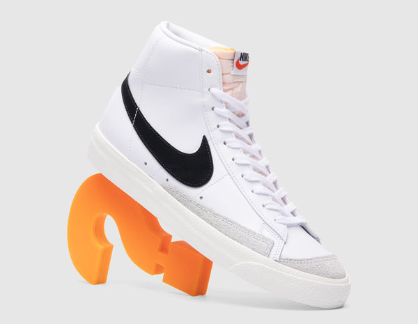 Nike blazer mid black and white hotsell