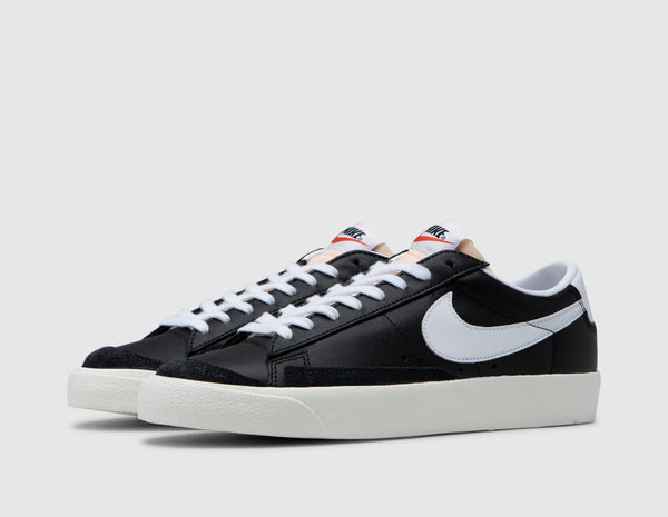 Nike blazer discount low leather black