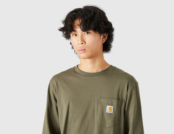 Carhartt WIP Long Sleeve Pocket T-shirt / Seaweed – size? Canada