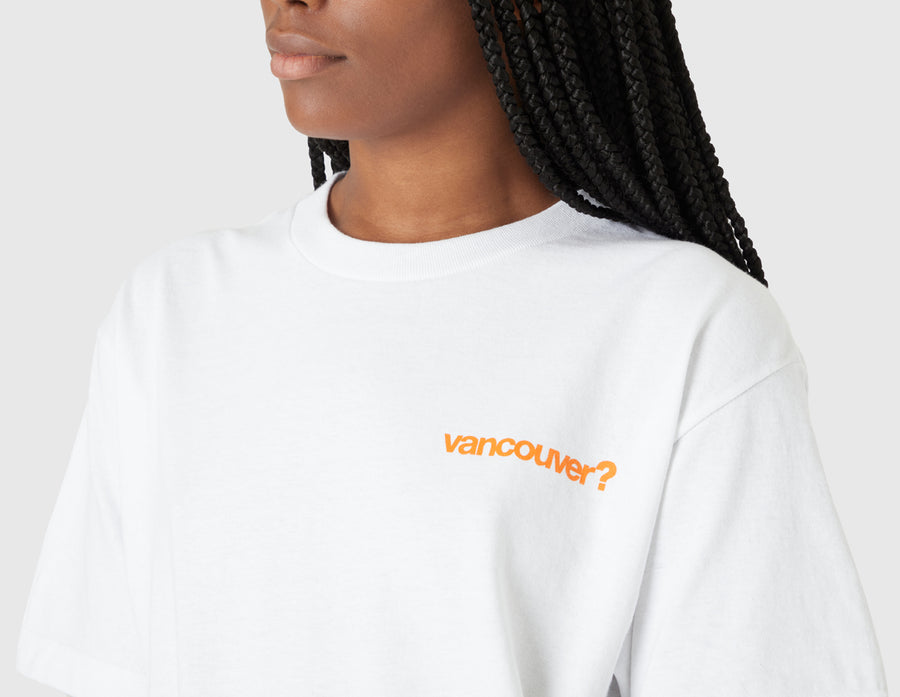 size? Vancouver Logo T-shirt / White