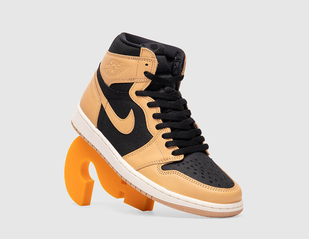 Tan and black on sale jordans