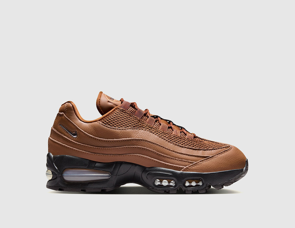 Nike Women's Air Max 95 Big Bubble Lt British Tan / Flax - Velvet Brown