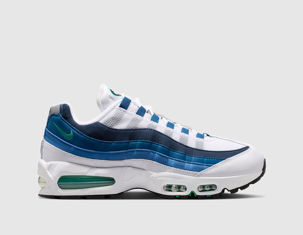 Nike Air Max 95 OG White / Emerald Green - Lake Blue