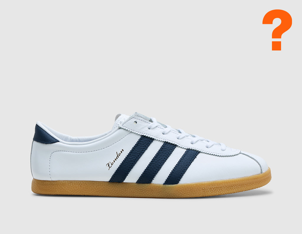 adidas London Ftwr White / Crew Navy - GUM 3 - size? Exclusive