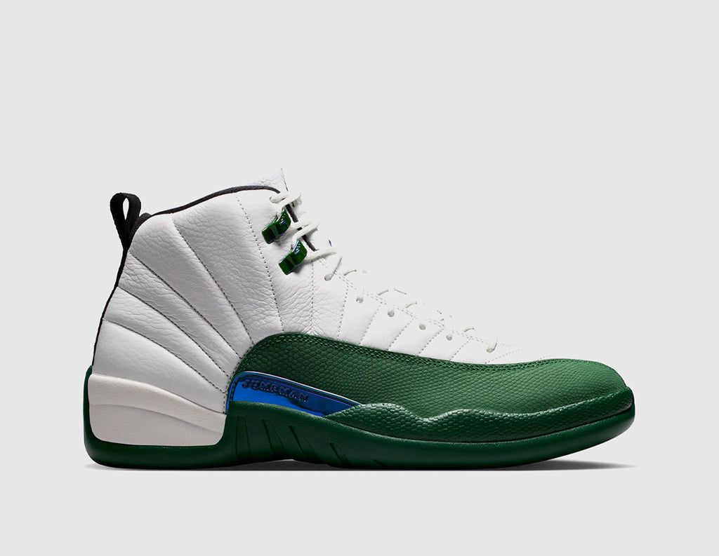 Jordan 12 Retro Summit White / Gorge Green-Fierce Purple