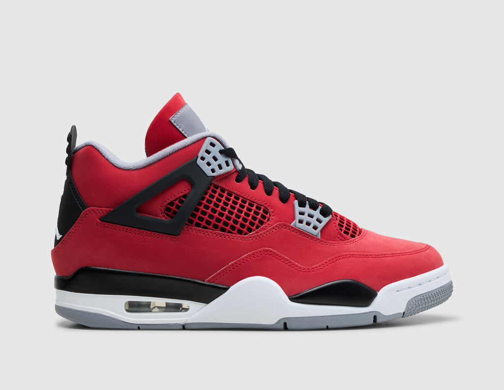 Jordan 4 Retro Fire Red / White - Black
