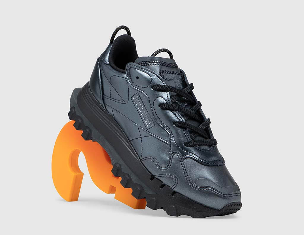 Reebok x Cardi B Women’s Classic Leather Black / Silver