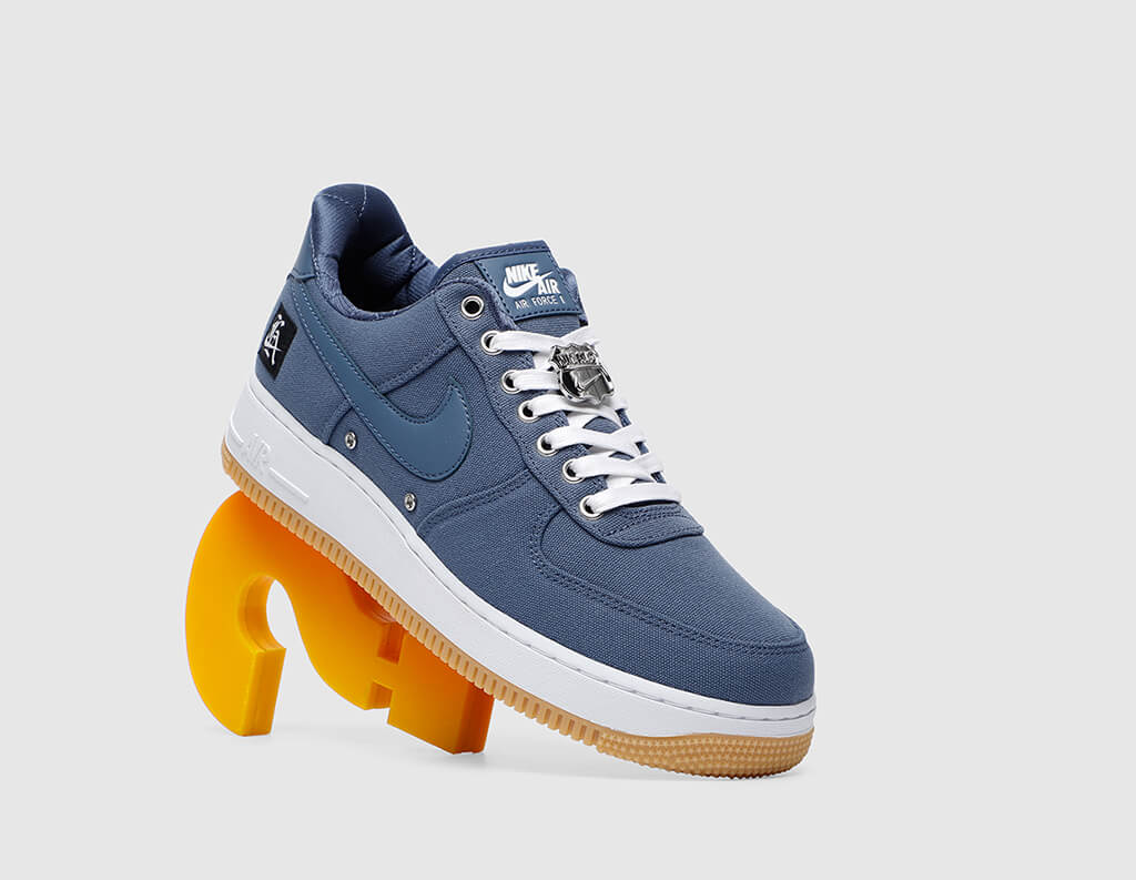 Nike Air Force 1 Low PRM  Diffused Blue / Diffused Blue - White