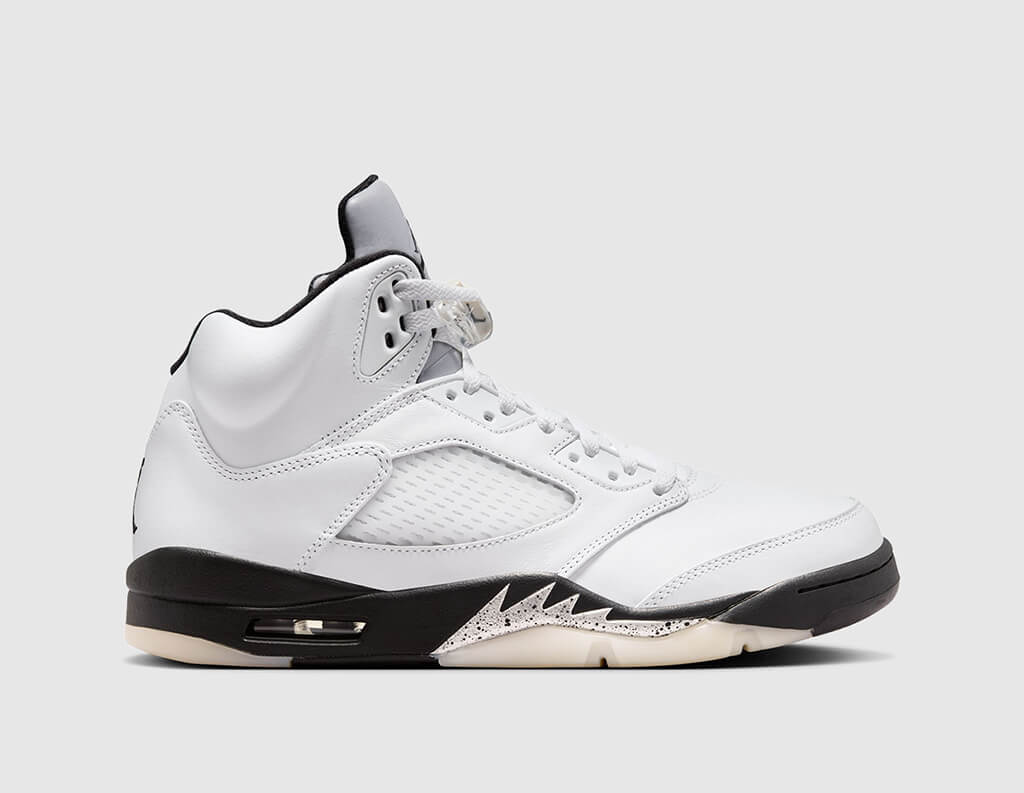 Jordan 5 Retro White / Black - Sail