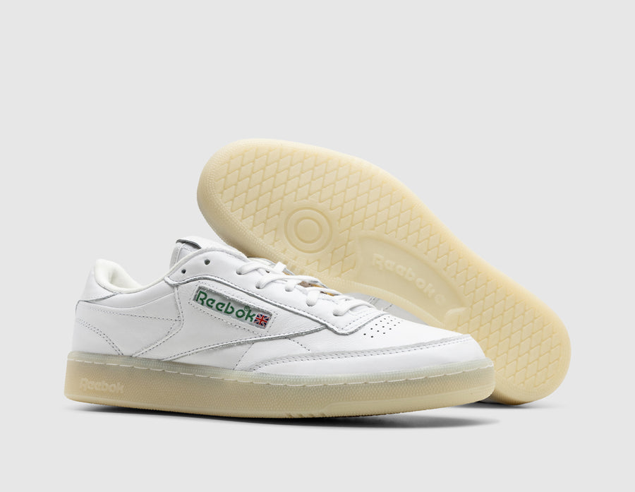 Reebok Club C 85 Vintage White / Glen Green - Vector Red