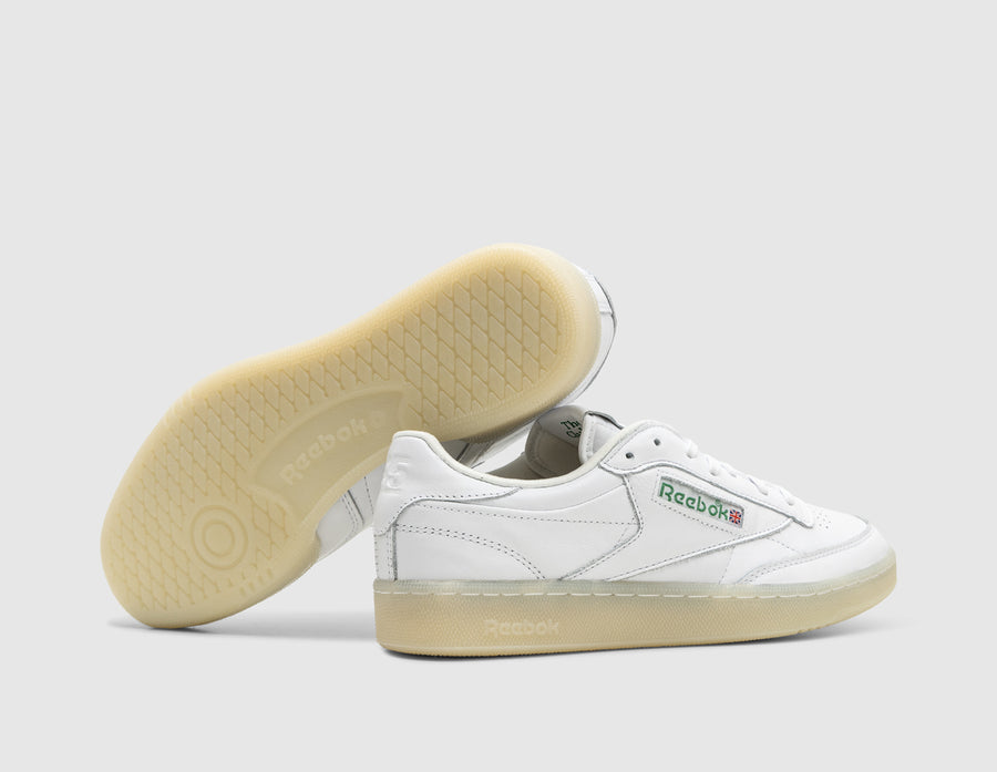 Reebok Club C 85 Vintage White / Glen Green - Vector Red