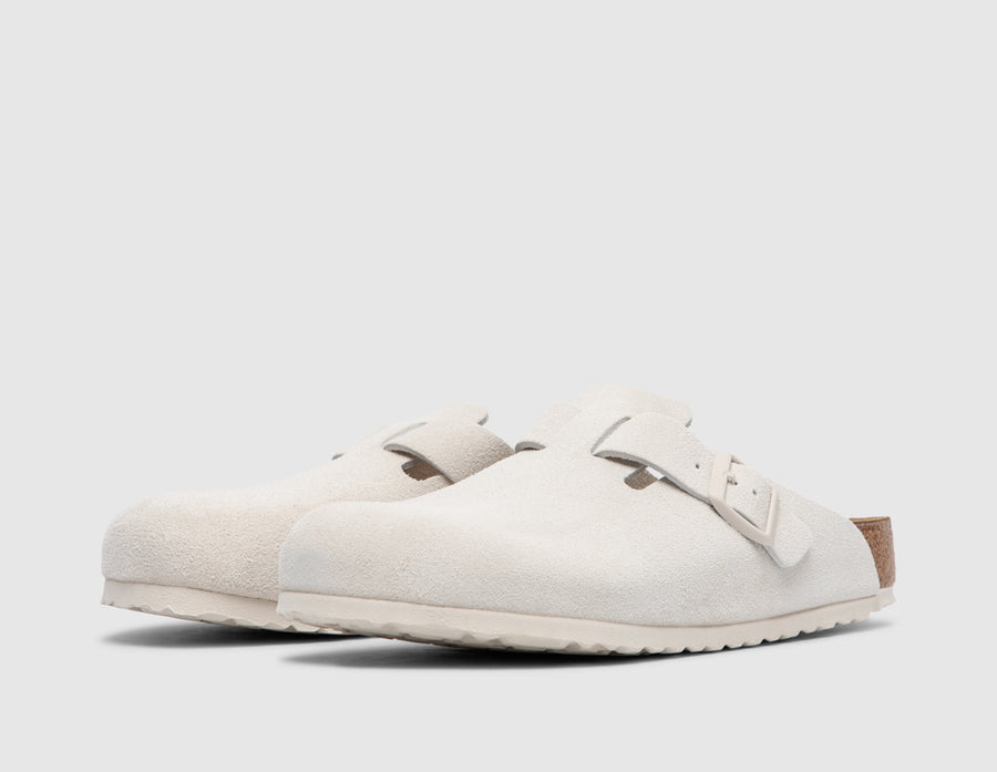 Birkenstock Boston / White Suede – size? Canada