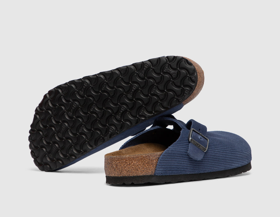 Birkenstock Boston Suede / Corduroy Indigo