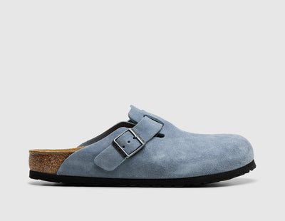 Birkenstock Boston / Blue Suede - Low Top