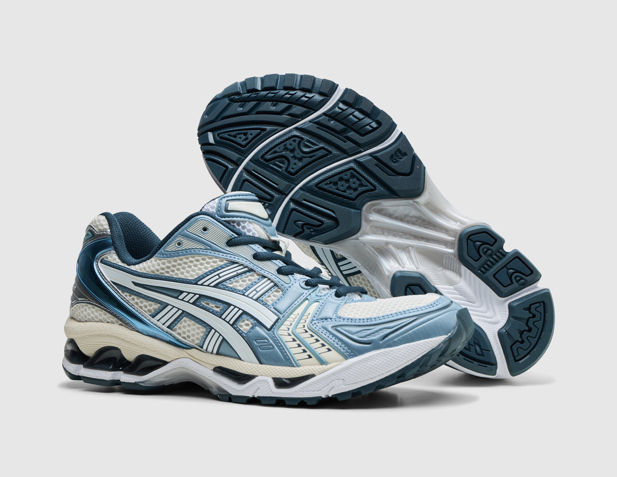 ASICS GEL-KAYANO 14 Cream / Raw Indigo – size? Canada