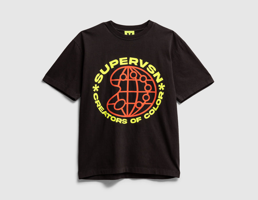 Supervsn Creators Of Color T-Shirt / Vintage Black