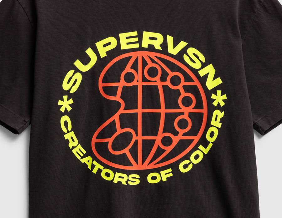 Supervsn Creators Of Color T-Shirt / Vintage Black