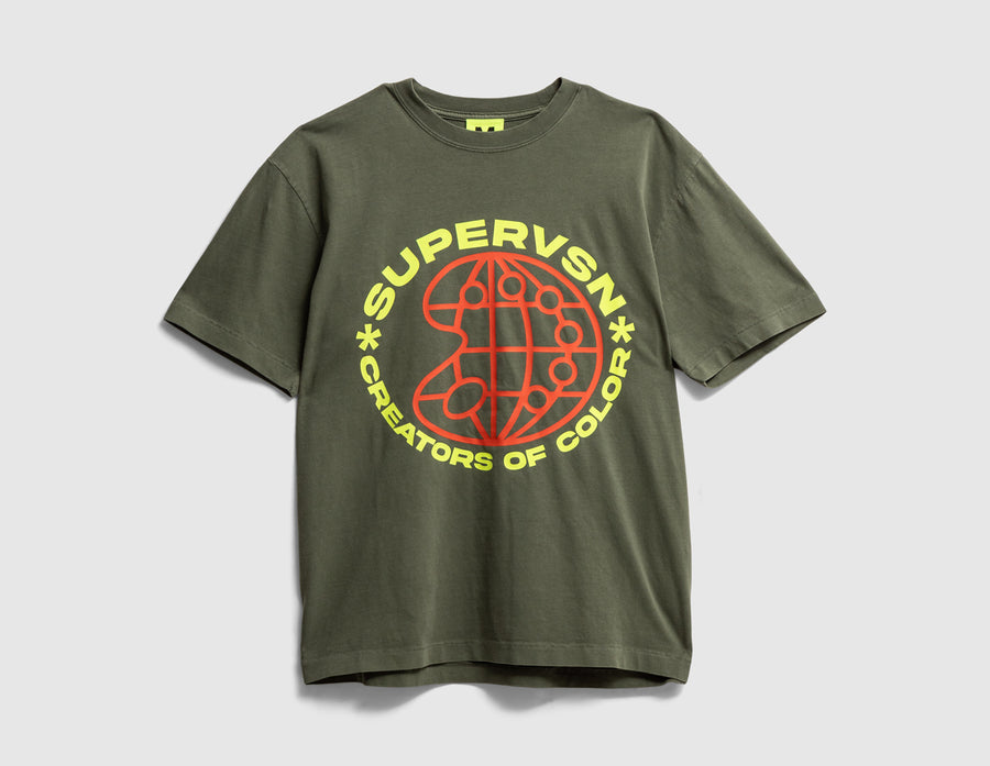 Supervsn Creators of Color T-Shirt / Vintage Moss