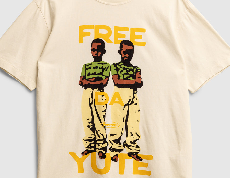 Supervsn Free Da Yute T-Shirt / Aloewood