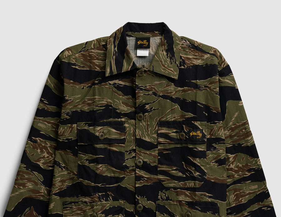 Stan Ray 4 Pocket Jacket / Green Tigerstripe Ripstop
