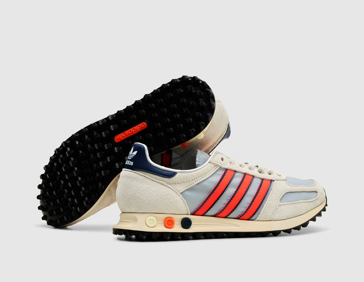 adidas LA Trainer OG Silver Metallic / Dark Blue – size? Canada