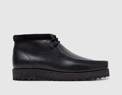 Clarks Originals Wallabee Scout / Black Leather - Mid Top