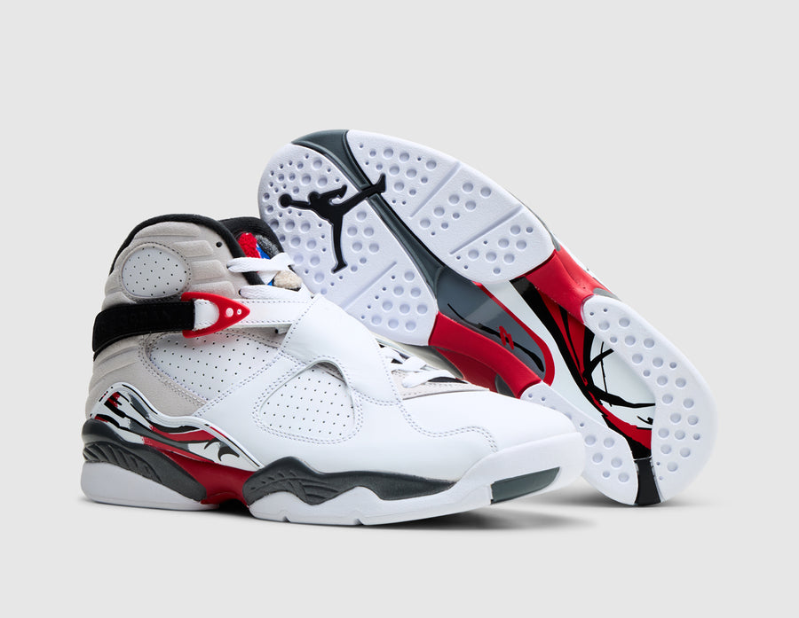 Jordan 8 Retro White / Red - Black