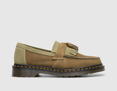 Dr. Marten Adrian Yellow Stitch Tassel Loafer / Muted Olive - Low Top