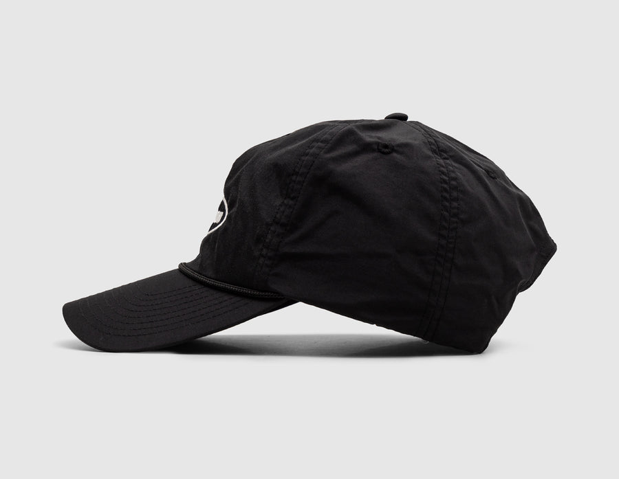 Supervsn Oval Stamp Logo Camp Hat / Black