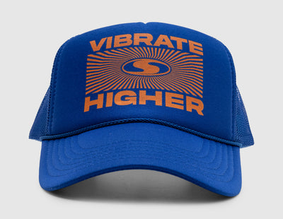 Supervsn Vibrate Higher Trucker Hat / Blue