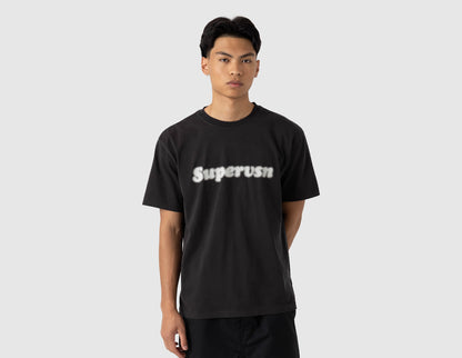 SUPERVSN Blur Logo T-shirt / Vintage Black